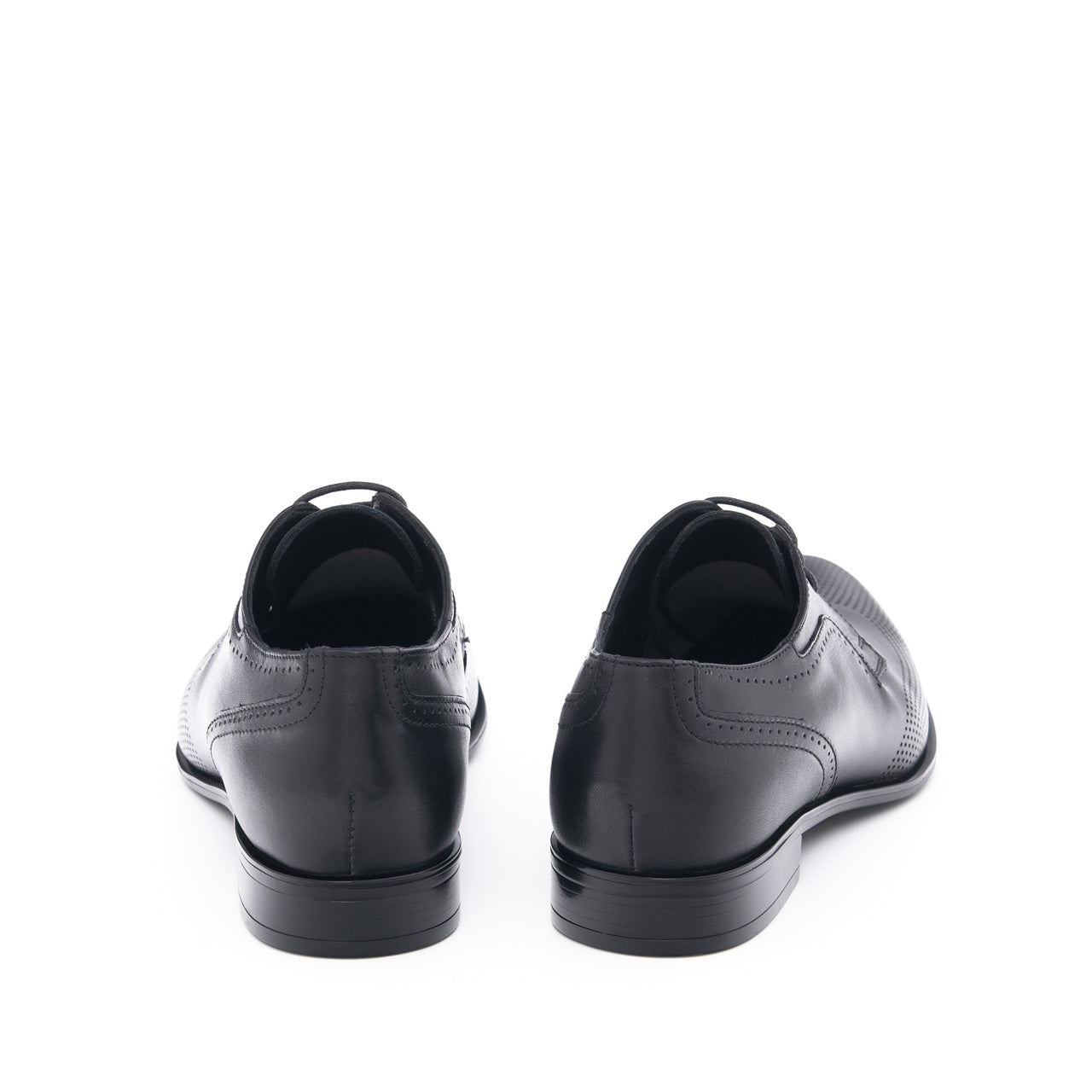 Pantofi eleganti barbati Dominic gravat negru