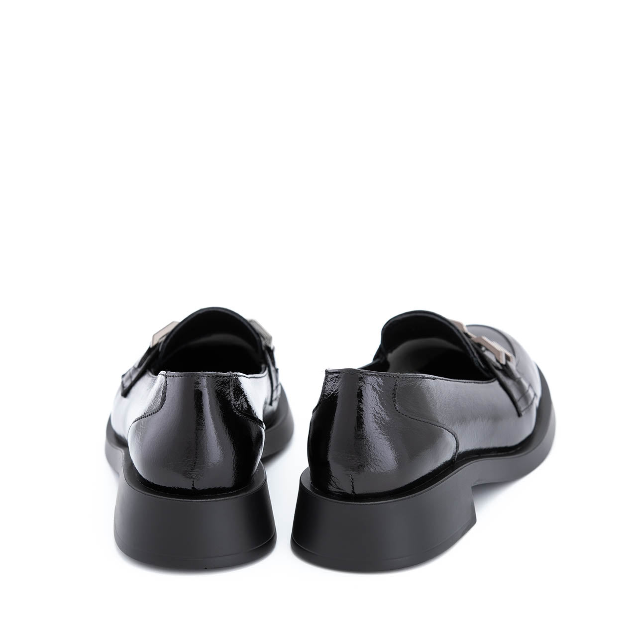 Pantofi casual dama Nyx negru lac